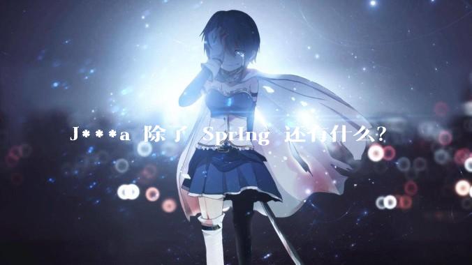 J***a 除了 Spring 还有什么？