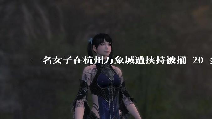 一名女子在杭州万象城遭挟持被捅 20 多刀,隆胸***体救了一命,这反映出哪些公安系统的问题?