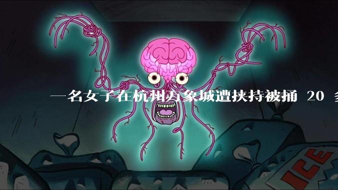 一名女子在杭州万象城遭挟持被捅 20 多刀,隆胸***体救了一命,这反映出哪些公安系统的问题?