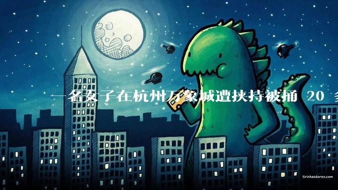 一名女子在杭州万象城遭挟持被捅 20 多刀,隆胸***体救了一命,这反映出哪些公安系统的问题?